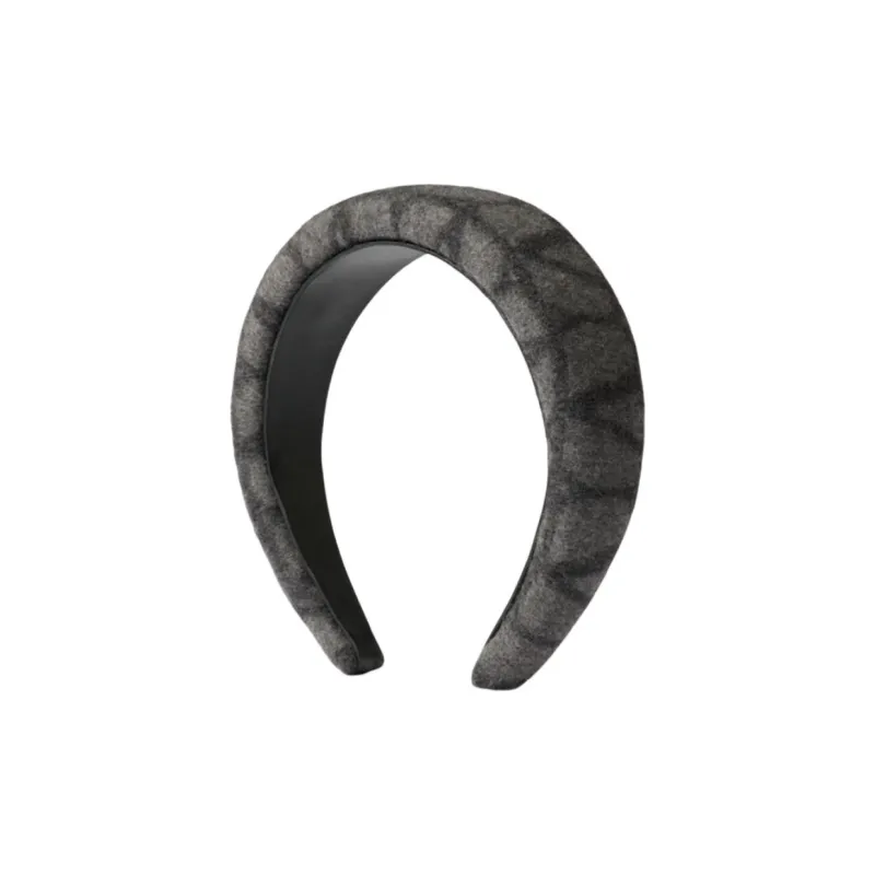 Valentino Wool Headbands Women's Gray-0