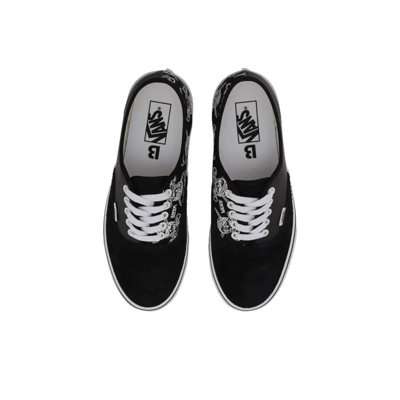 BILLY'S ENT 10th x Vans Authentic Anti Slip Wear Resistant Low Top Skateboard Shoes Unisex Black-2