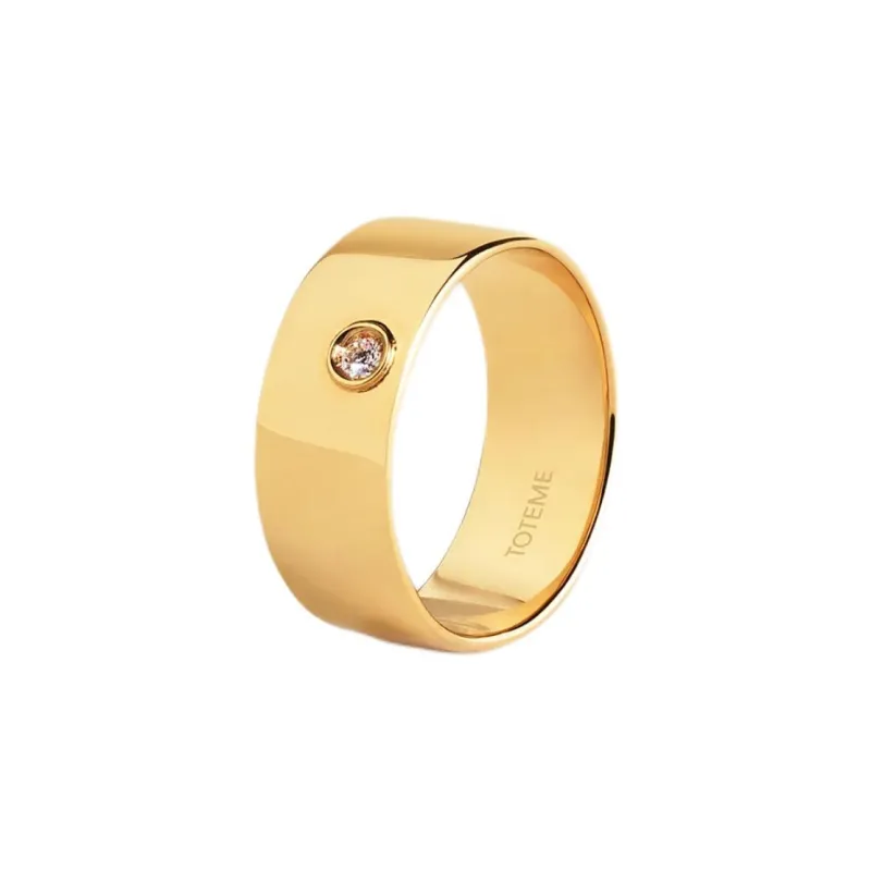 TOTEME Recycled 18K Gold Rings Unisex Gold-1