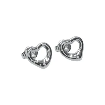 TIFFANY & CO. 925 Sterling Silver Earrings Unisex Silver