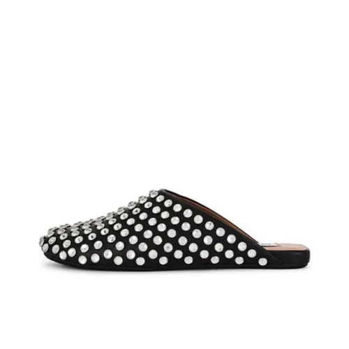 STEVE MADDEN Slip-Resistant Wrap-toe Slippers Women's Black