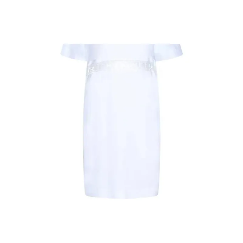 Givenchy Lace Incrustation T Shirt Dress 'White'-4
