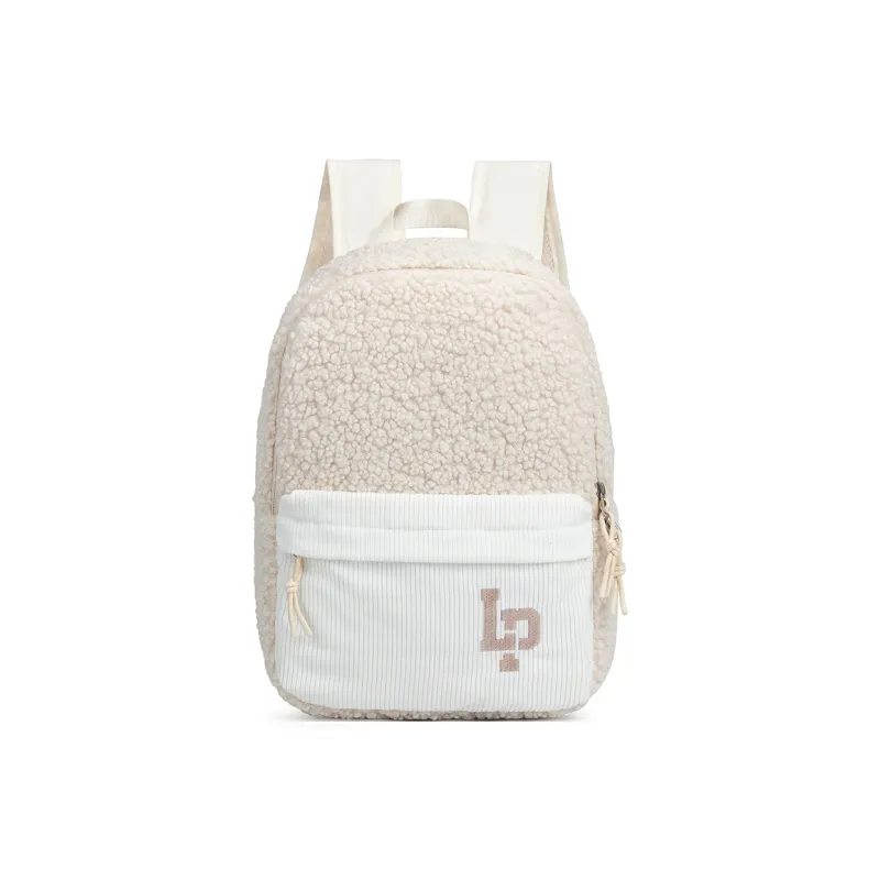 LOVERPUSS Fabric Backpack Regular Women's Creamy Apricot-1