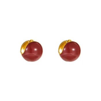 WAW Gold Plated Copper Earrings Women's