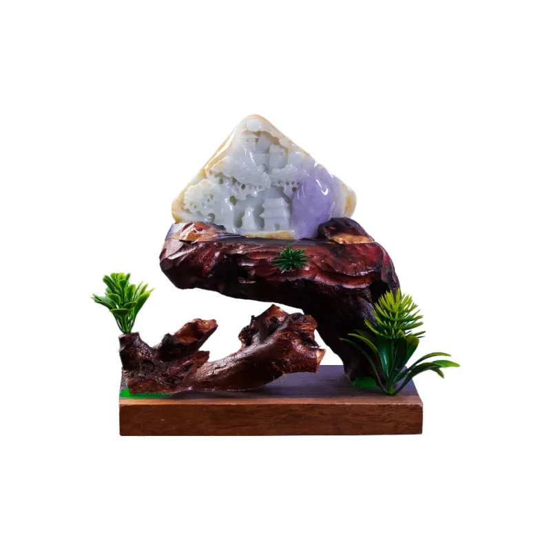 Yubo City Glutinous Jade Jadeite Ornaments Unisex-0