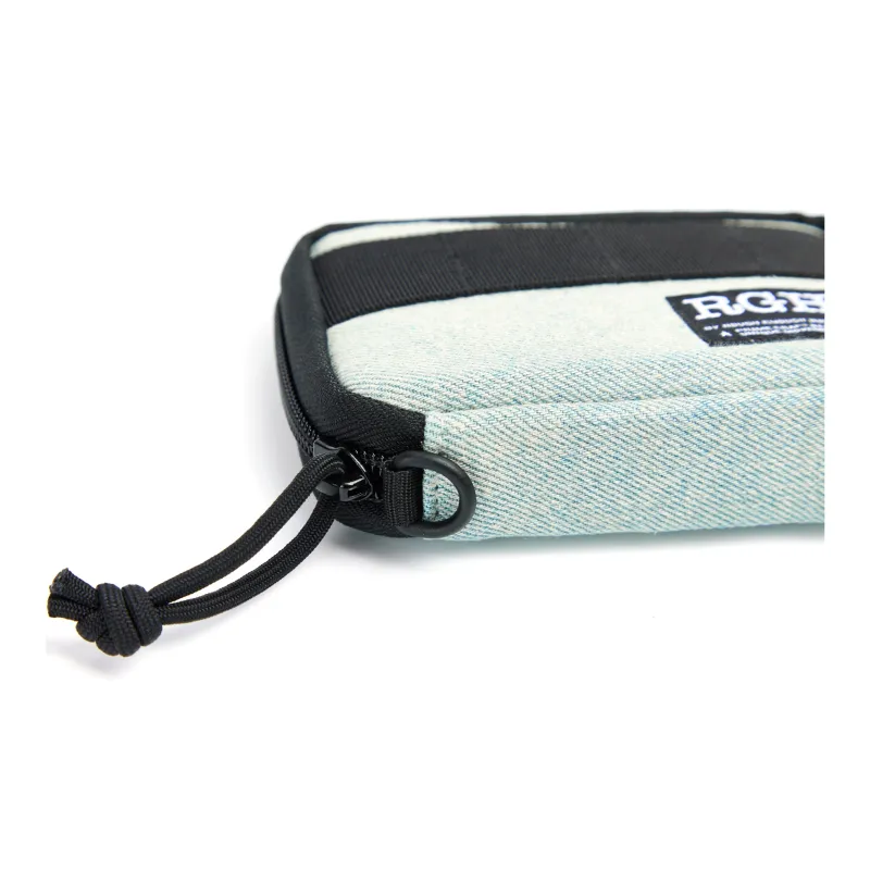 Rough Enough Denim Card Holder Unisex Denim Blue-2