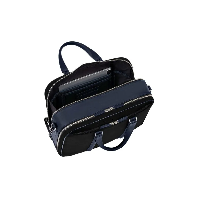 TUMI Nylon Briefcase One Shoulder Crossbody Portable Laptop Bag Unisex Black-6