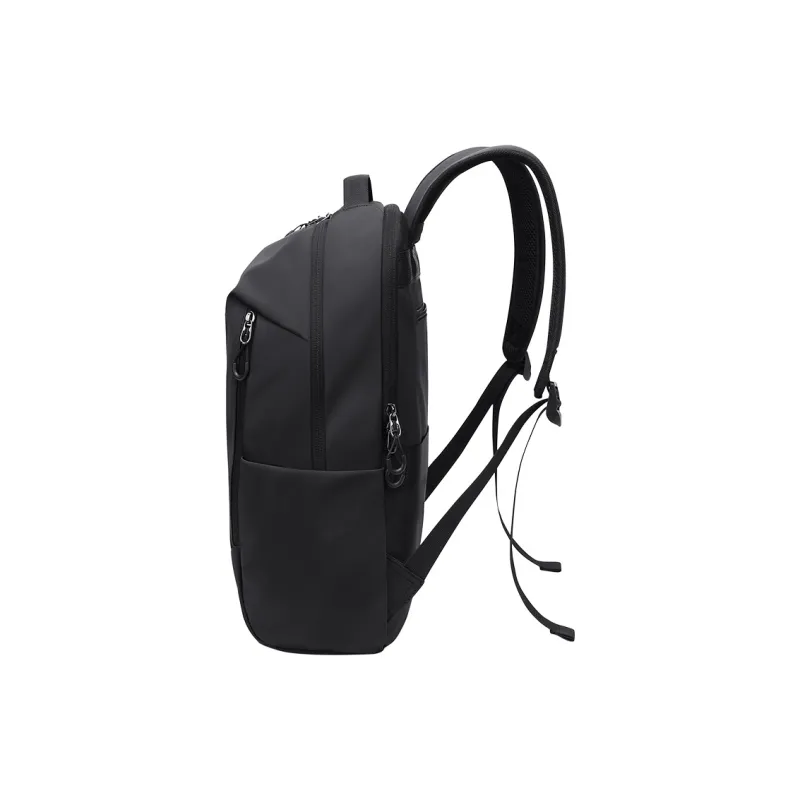 GOLF Fabric Backpack Regular Men's Black/Meteorite Brown-3