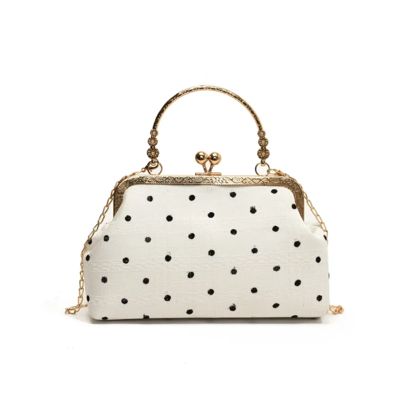 Yalu Nylon Fabric Crossbody One Shoulder Handbags Regular Women's Black/Coffee/White-5