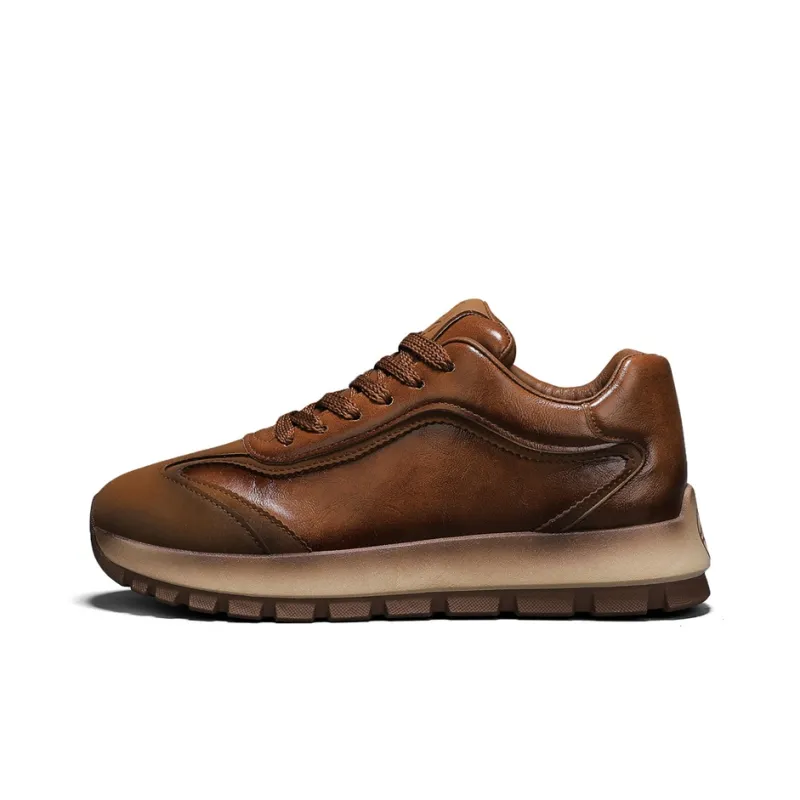Meiretu Abrasion Resistant Height Increasing Thermal Low Top Casual Shoes Men's-6