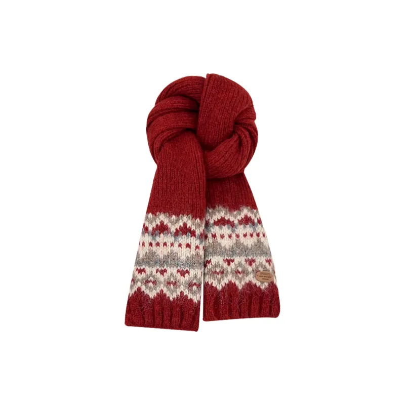 ZANC Polyester Knit Scarves Unisex-4