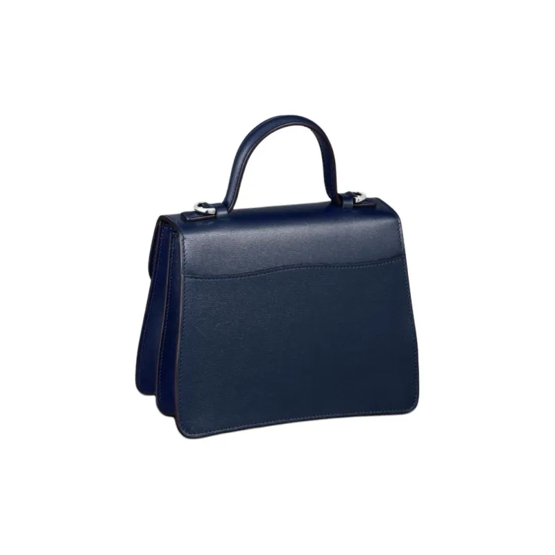 CARTIER Panthère De Cartier Cow Leather One Shoulder Handbags Mini Women's Navy-2