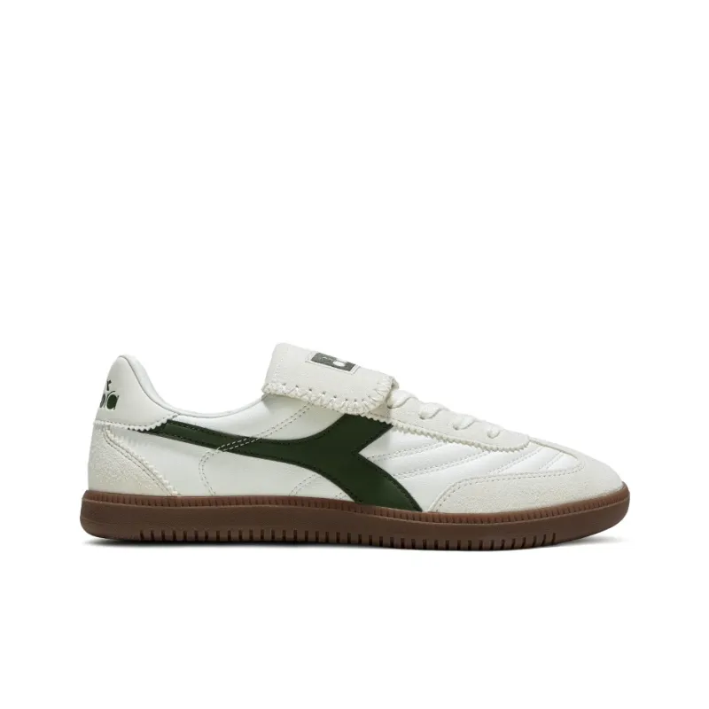 Diadora Wear Resistant Low Top Skateboard Shoes Unisex White-1