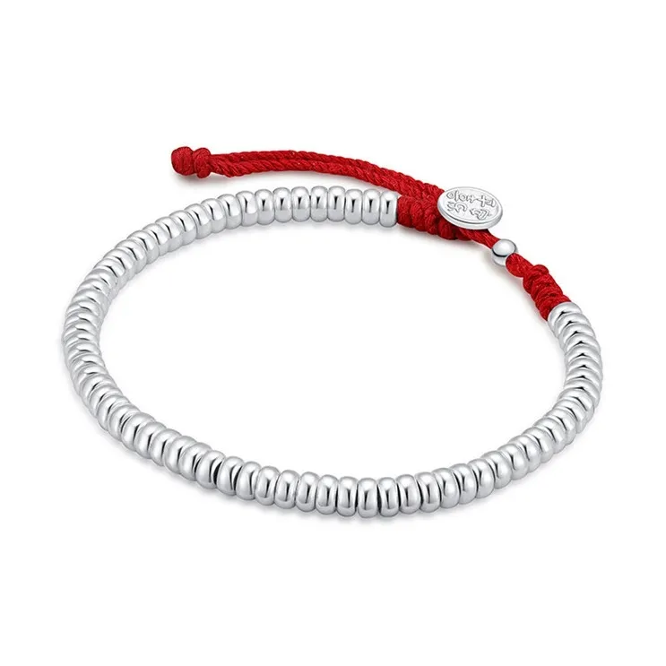 CHAOHONGJI 990 Foot Silver Bracelets Unisex-7