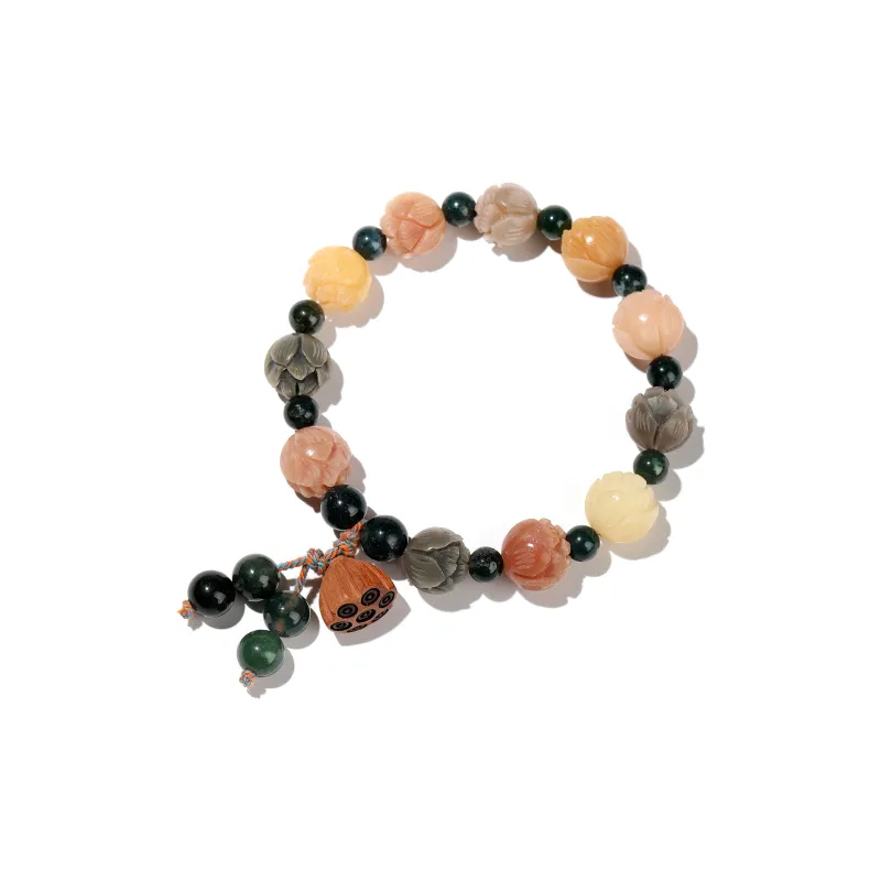 Xiang Yin Bodhi Seed Fortune Buddhist Bead Beaded Bracelet Unisex-6