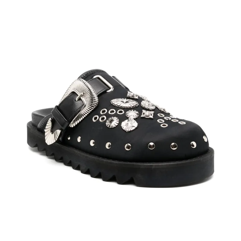 Toga Pulla Closed Toe Slippers Women's Black-2