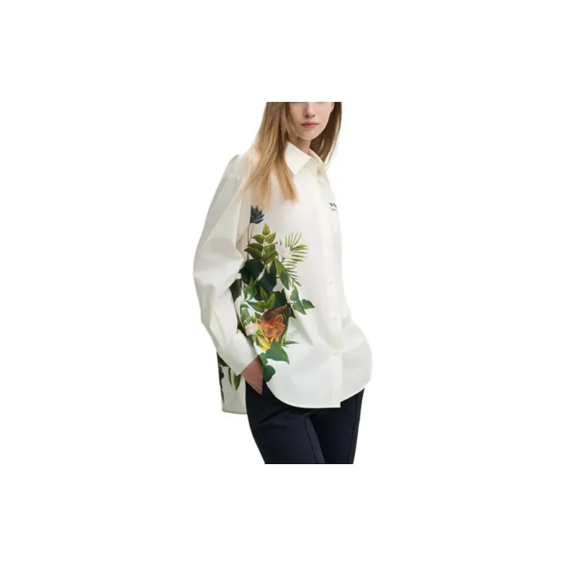 FILA x LUSUO Shirt Women's Oatmeal Beige-2