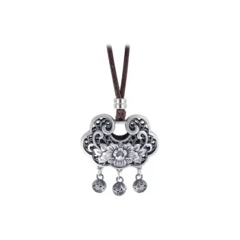 CUTE DAME S999 Sterling Silver Necklaces Unisex Silver