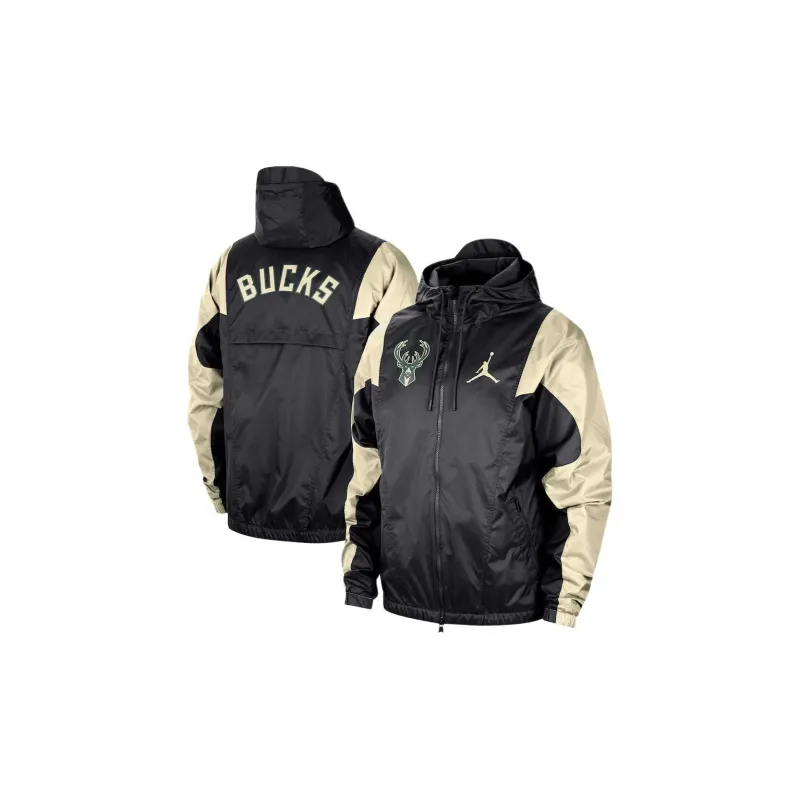 JORDAN Milwaukee Bucks Courtside Statement Men's JORDAN Nba Jacket-2