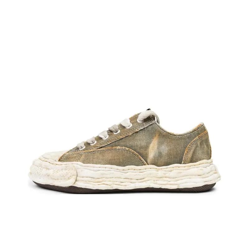 MIHARA YASUHIRO Peterson23 Low Top Skateboard Shoes Unisex Green-0