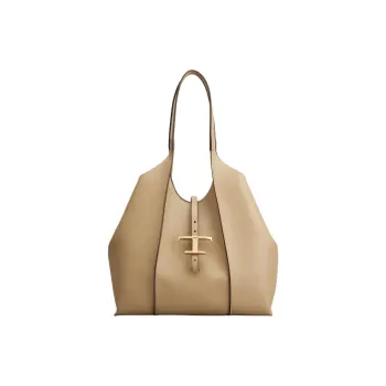 TOD'S Logo Plaque Tote Bag
