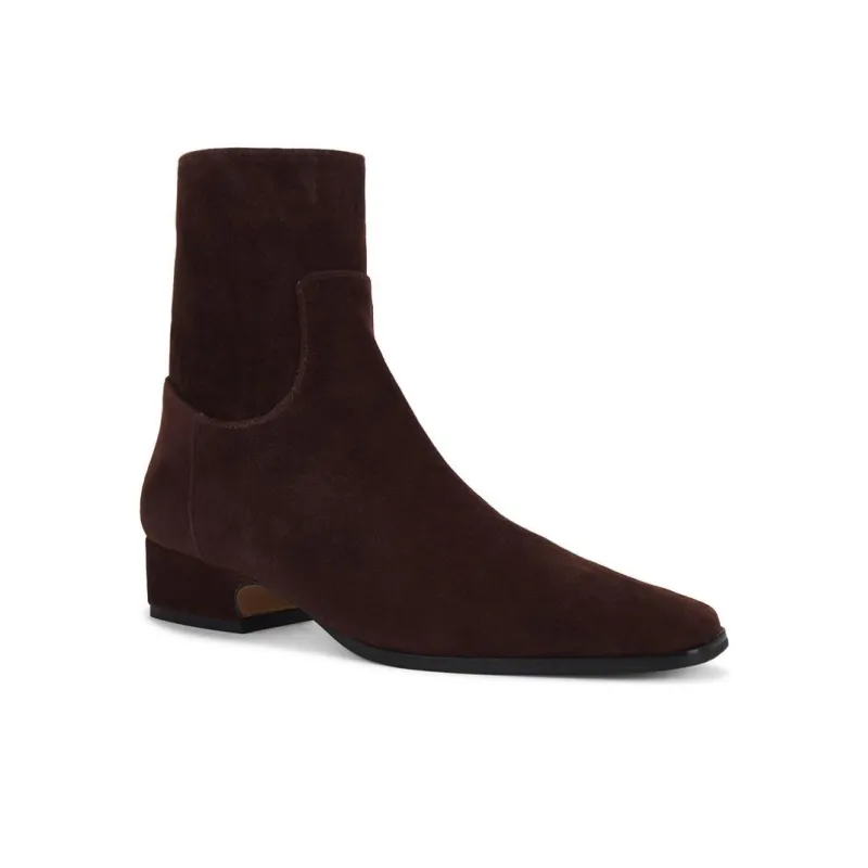 STEVE MADDEN DUSTY Ankle Boots 4cm Women's Red-2