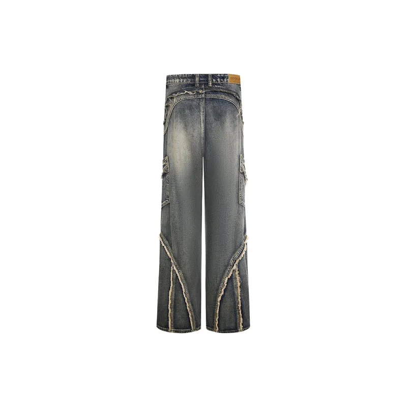 COOLALPACA Loose Fit Wide Leg Jeans Unisex-1