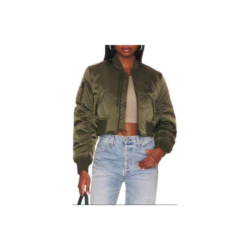 ALLSAINTS Puffer Jacket Women's Green-1