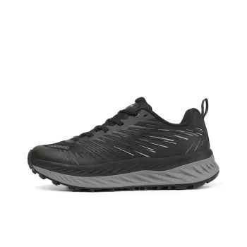 Camssoo Cushioned Slip Resistant Breathable Low Top Trekking Shoes Men's Black Khaki