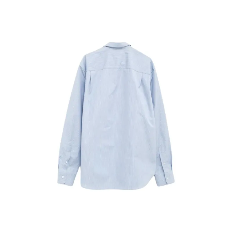GUCCI Logo Embroidered Striped Shirt-1