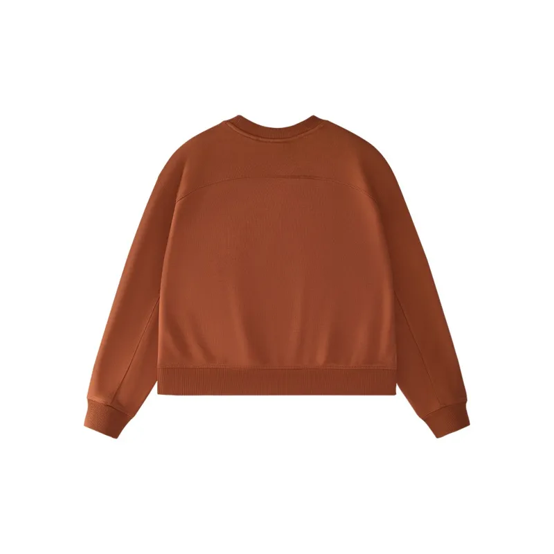 FILA FUSION Sweatshirt Women's Brown Orange-1