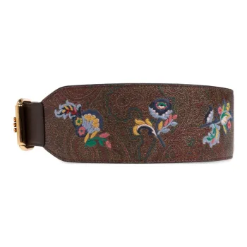 ETRO Leather Belts Women's Brown 
