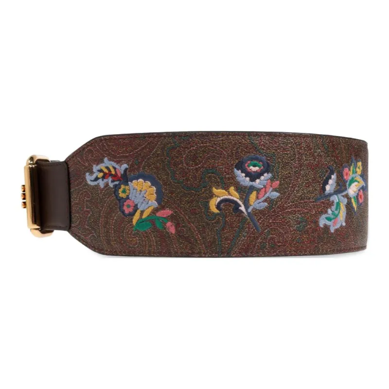 ETRO Leather Belts Women's Brown -0