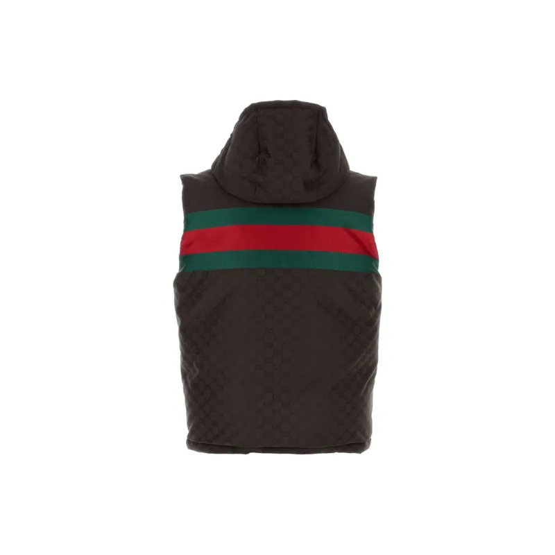 GUCCI Gg Printed Padded Gilet-1