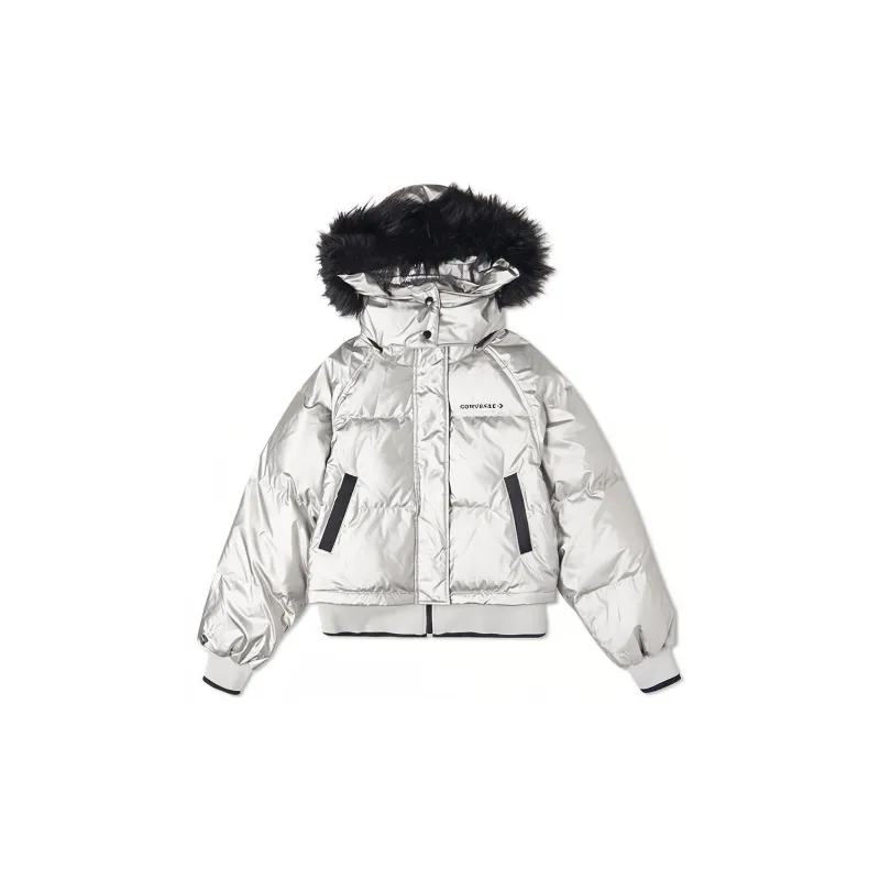 Converse Down Jackets Women's White-2