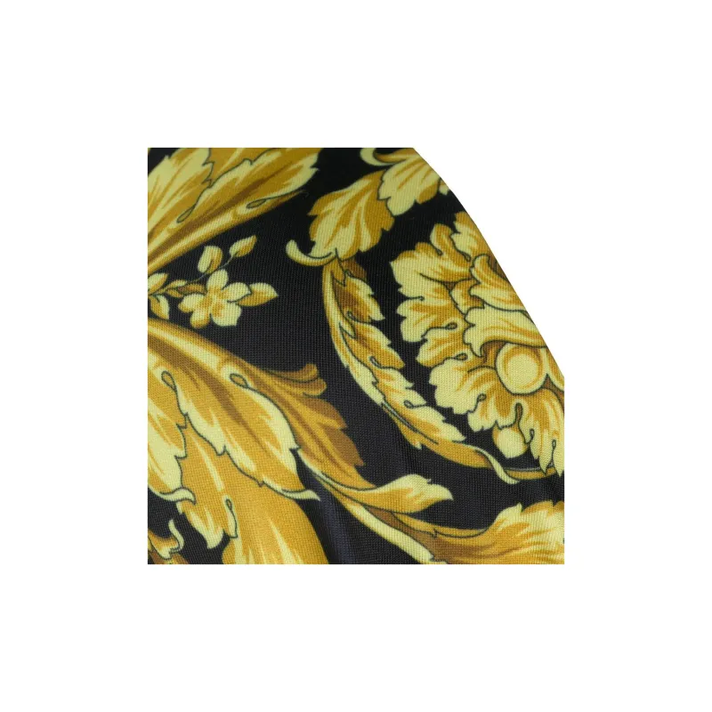 VERSACE Barocco Print Bikini Top 'Black/Gold'-3