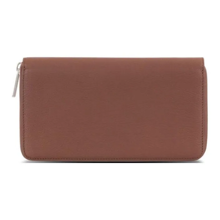 STEFANO RICCI Calfskin Wallet Women's Brown-2