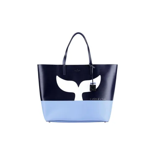 Kate Spade Leather One Shoulder Handbags Women's Blue & Navy Blue