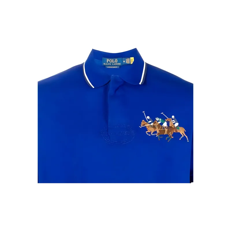 Polo Ralph Lauren SS23 Polo Shirt Men's Blue-4
