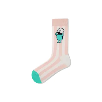 Montecto&Capsule Mid Calf Socks Unisex Lotus Color