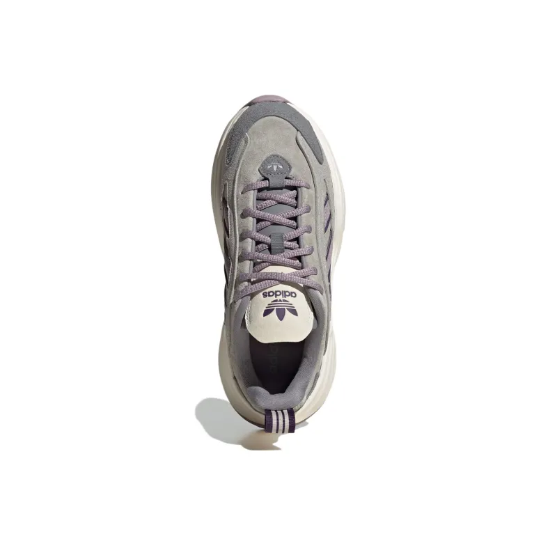 Adidas OZGAIA Wear resistant And Lightweight Low Top Casual Shoes Women's Gray-2
