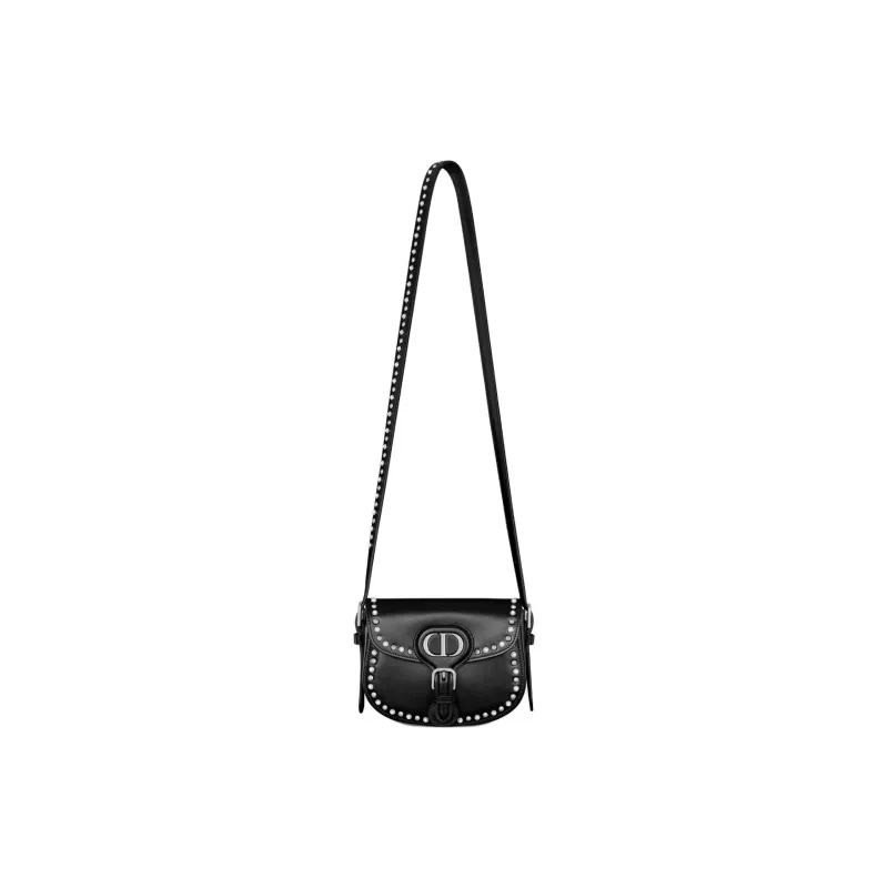 DIOR Bobby Calfskin Crossbody Bag, Shoulder Bag Small Size Women's Black-3