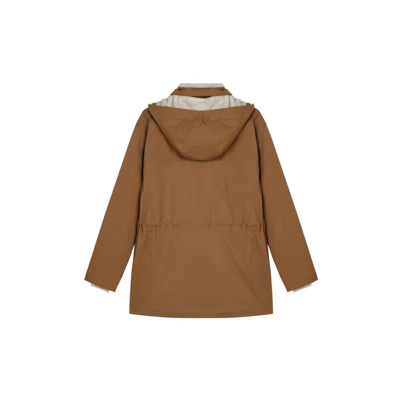 Columbia Waterproof, Thermal, And Rainproof Windbreaker Jacket Women's Brown-1