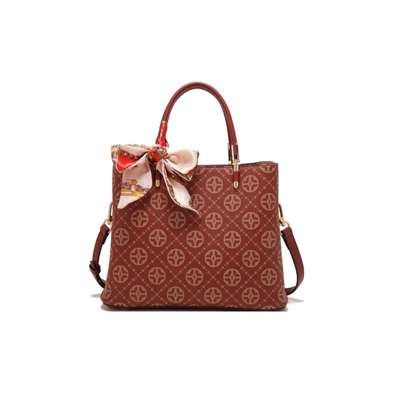 PAYOT Microfiber Synthetic Leather Wedding Bag Shoulder Bag Crossbody Bag Handbag Regular Women's Burgundy-0