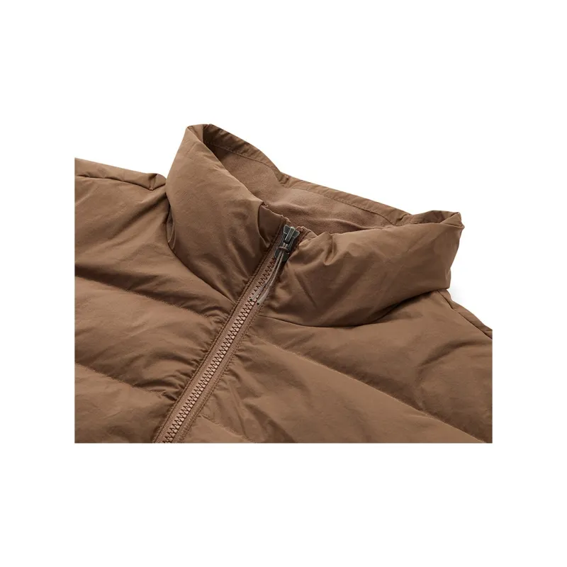 FILA FUSION FOB Warm Water-Repellent Windproof Windbreaker Jacket Unisex 2-Piece Set Mulberry Tree Brown-6