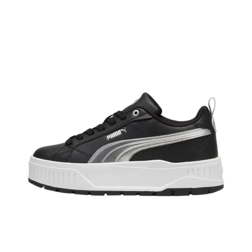PUMA Karmen II Slip Resistant, Abrasion Resistant, Breathable Low Top Casual Shoes Women's Black