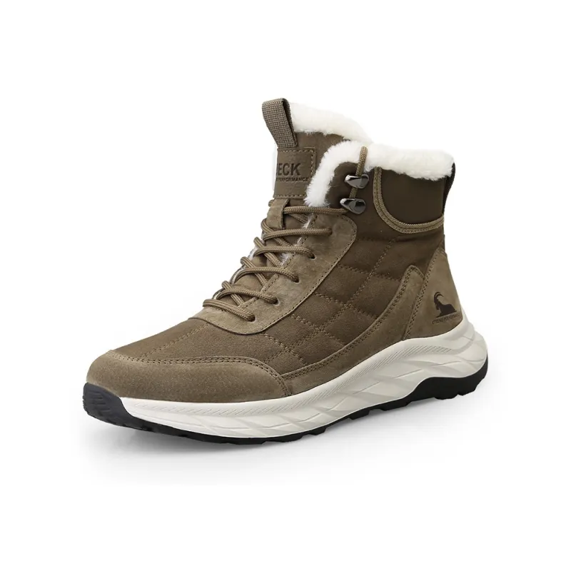 BECK Warm Wear Resistant Slip Resistant Crew Snow Boots Men's-2