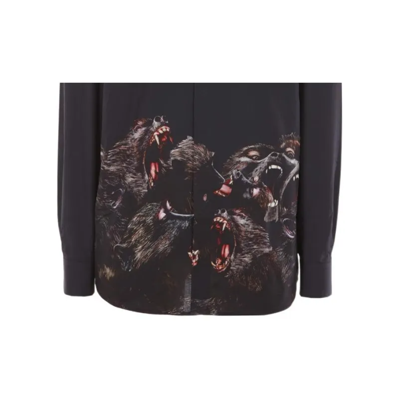 Givenchy Shirts Men Black-4