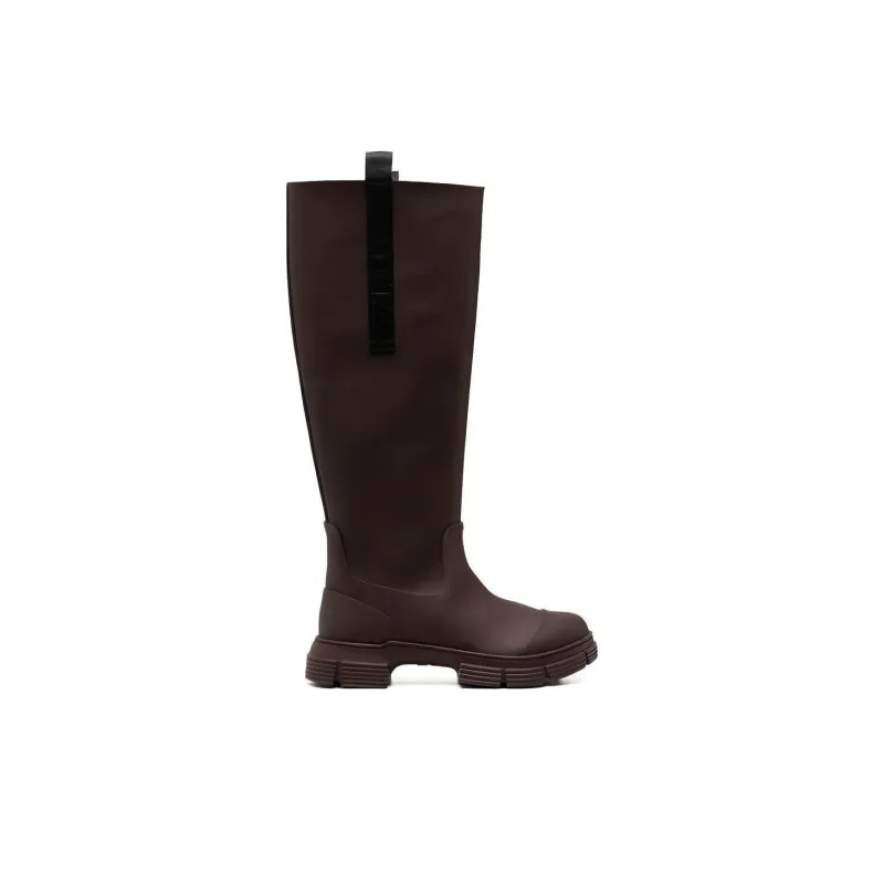 GANNI Slip-on Knee Length Boots-1