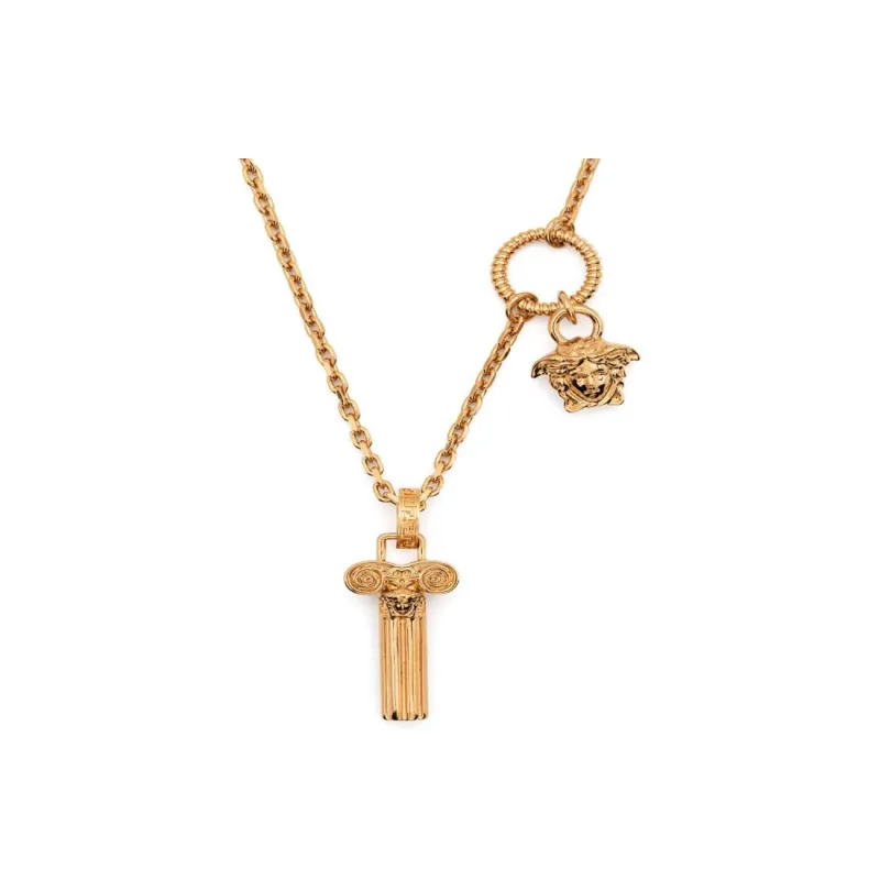 VERSACE Metal Necklaces Men's Gold-3